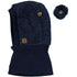 Mikk-Line Airwool Balaclava w Knit Wool Blue Nights